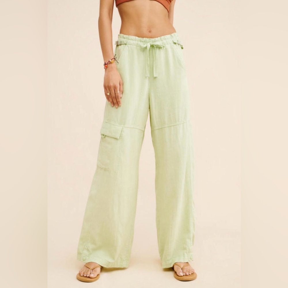 XL Anthropologie Linen Pants